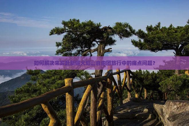 如何解决来宾赴新疆火焰山自由团旅行中的痛点问题？