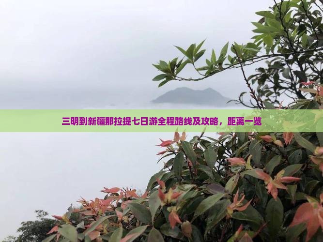 三明到新疆那拉提七日游全程路线及攻略，距离一览