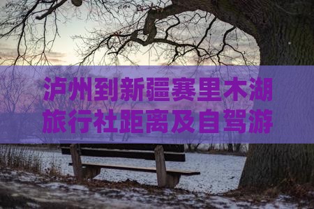 泸州到新疆赛里木湖旅行社距离及自驾游路线