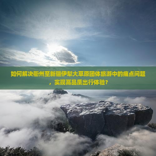 如何解决衢州至新疆伊犁大草原团体旅游中的痛点问题，实现高品质出行体验？