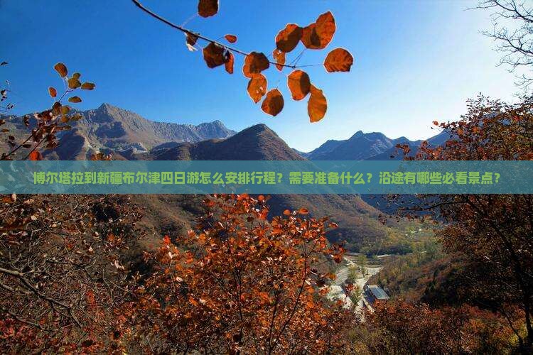 博尔塔拉到新疆布尔津四日游怎么安排行程？需要准备什么？沿途有哪些必看景点？