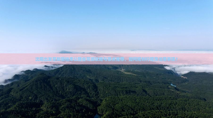 沈阳出发至新疆独库公路自驾游攻略与景点推荐，如何规划行程及注意事项？