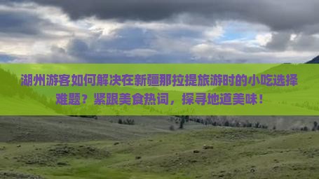 湖州游客如何解决在新疆那拉提旅游时的小吃选择难题？紧跟美食热词，探寻地道美味！