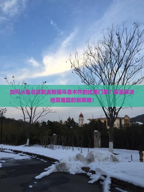 如何从张北获取去新疆乌鲁木齐的优惠门票？探索解决抢票难题的新策略！