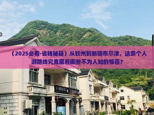 钦州到新疆布尔津个人游