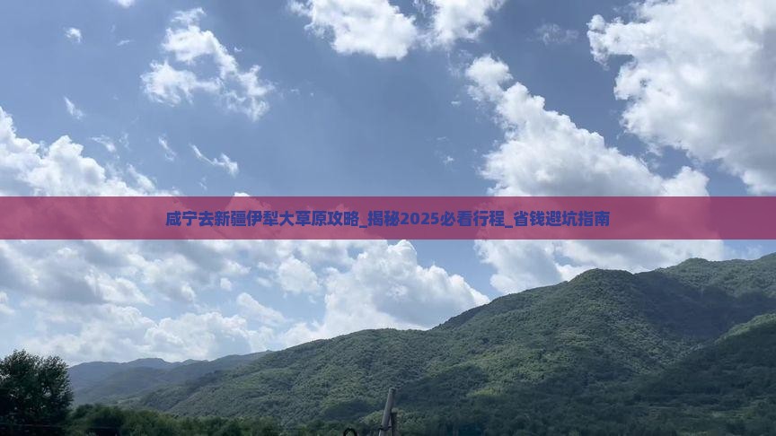 咸宁去新疆伊犁大草原攻略