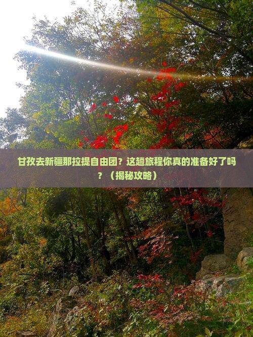甘孜去新疆那拉提自由团