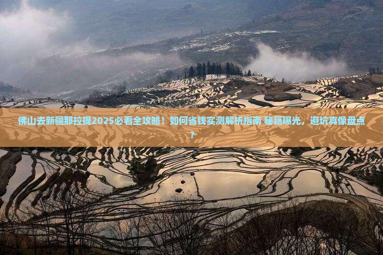 佛山去新疆那拉提攻略