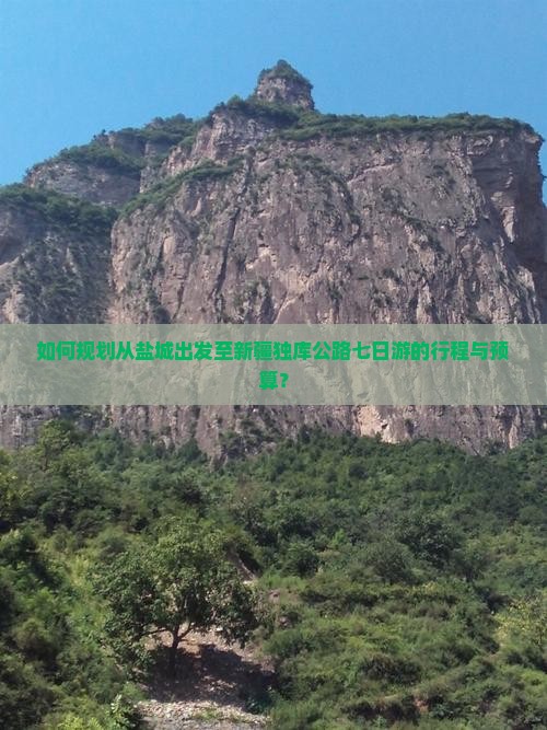 如何规划从盐城出发至新疆独库公路七日游的行程与预算？