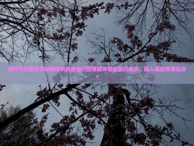 如何规划重庆至新疆喀纳斯自由行路犀解决哪些旅行痛点，融入哪些新潮玩法？