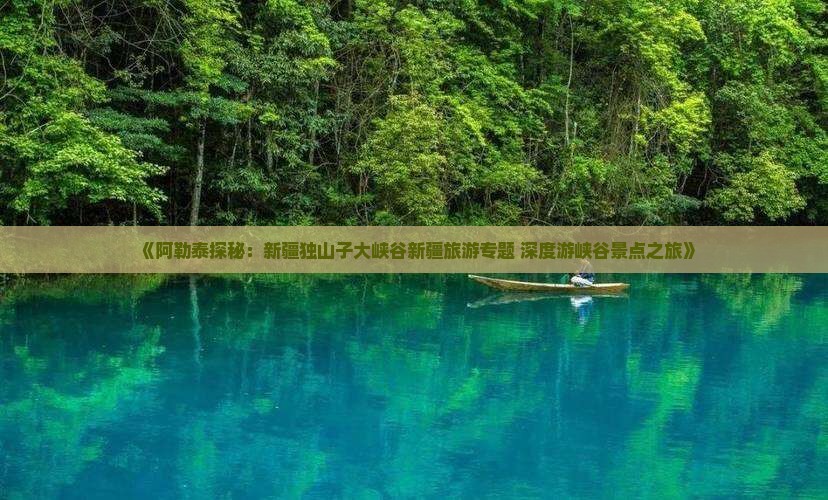 《阿勒泰探秘：新疆独山子大峡谷新疆旅游专题 深度游峡谷景点之旅》