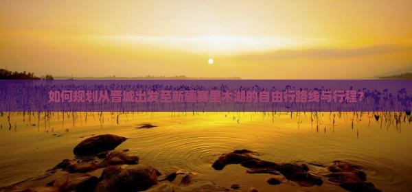 如何规划从晋城出发至新疆赛里木湖的自由行路线与行程？