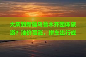 大庆到新疆乌鲁木齐团体旅游？油价高涨，拼车出行成热点，靠谱的拼车信息在这里！
