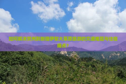 如何解决贺州到新疆伊犁大草原旅游的交通难题与住宿痛点？