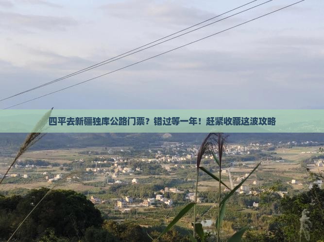 四平去新疆独库公路门票？错过等一年！赶紧收藏这波攻略
