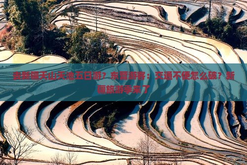去新疆天山天池五日游？东营游客：交通不便怎么破？新疆旅游季来了