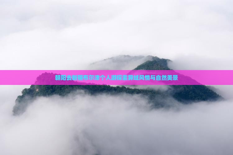 朝阳去新疆布尔津个人游探索异域风情与自然美景