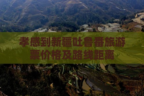 孝感到新疆吐鲁番旅游票价格及路线距离