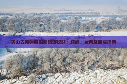 黄山去新疆自由团旅游攻略：路线、费用及距离指南