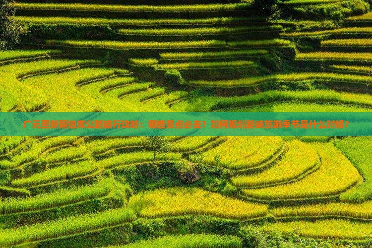 广元至新疆独库公路旅行攻略：哪些景点必去？如何规划路峡旅游季节是什么时候？