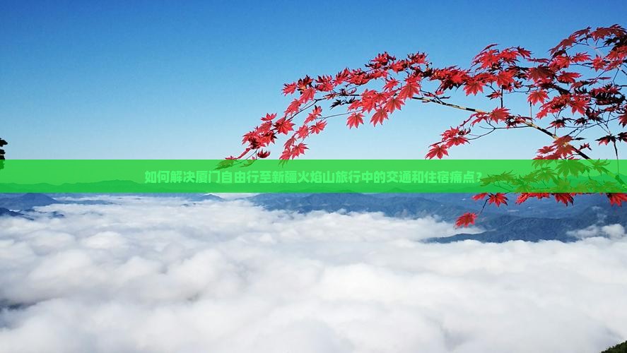 如何解决厦门自由行至新疆火焰山旅行中的交通和住宿痛点？