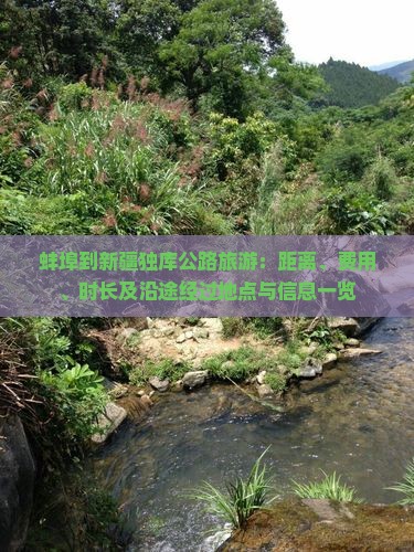 蚌埠到新疆独库公路旅游：距离、费用、时长及沿途经过地点与信息一览