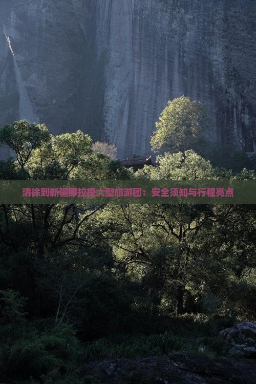 清徐到新疆那拉提大型旅游团：安全须知与行程亮点