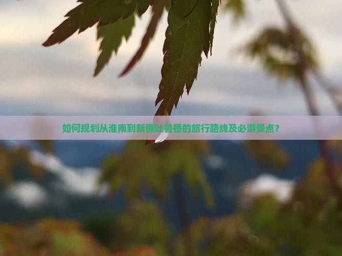 如何规划从淮南到新疆吐鲁番的旅行路线及必游景点？