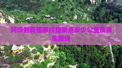 阿坝到新疆那拉提景点多少公里及驾车路线
