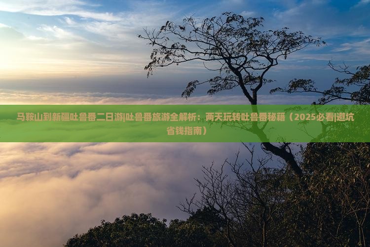 马鞍山到新疆吐鲁番二日游