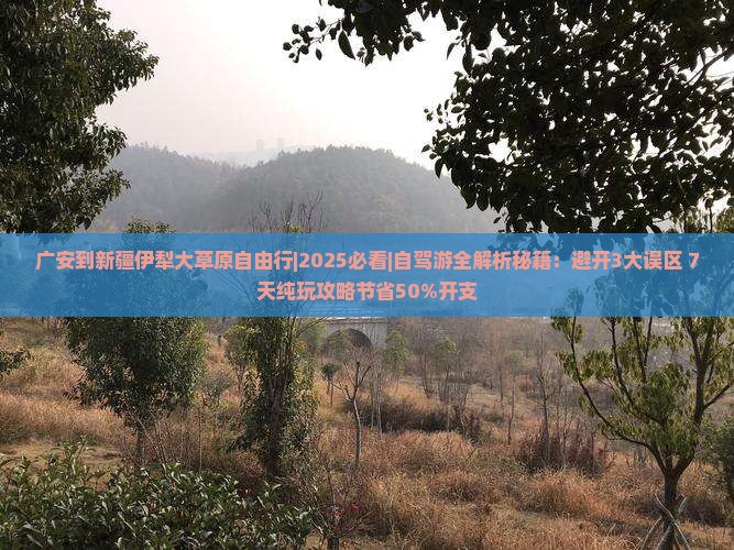 广安到新疆伊犁大草原自由行