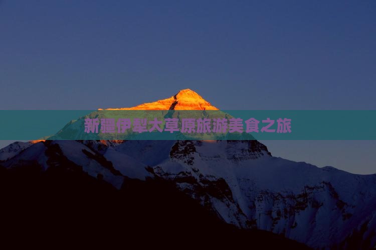 恩施去新疆伊犁大草原旅游小吃