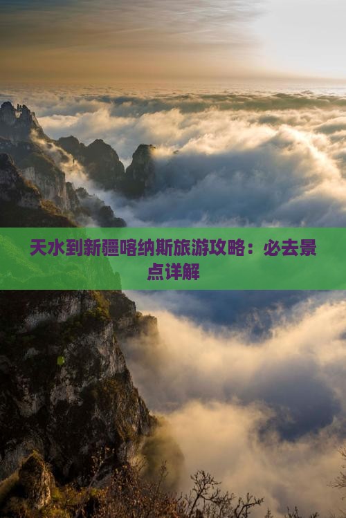 天水到新疆喀纳斯个人游