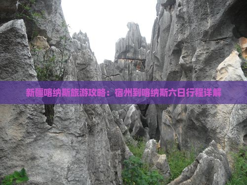 宿州到新疆喀纳斯六日游