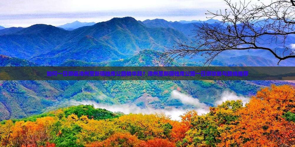 如何一日游遍漳州至新疆独库公路精华段？漳州至新疆独库公路一日游攻略与路线推荐