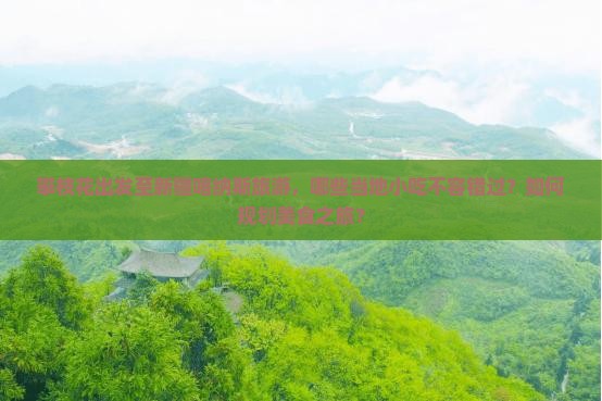 攀枝花出发至新疆喀纳斯旅游，哪些当地小吃不容错过？如何规划美食之旅？