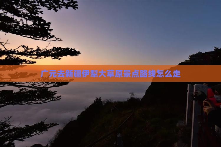 广元去新疆伊犁大草原景点路线怎么走
