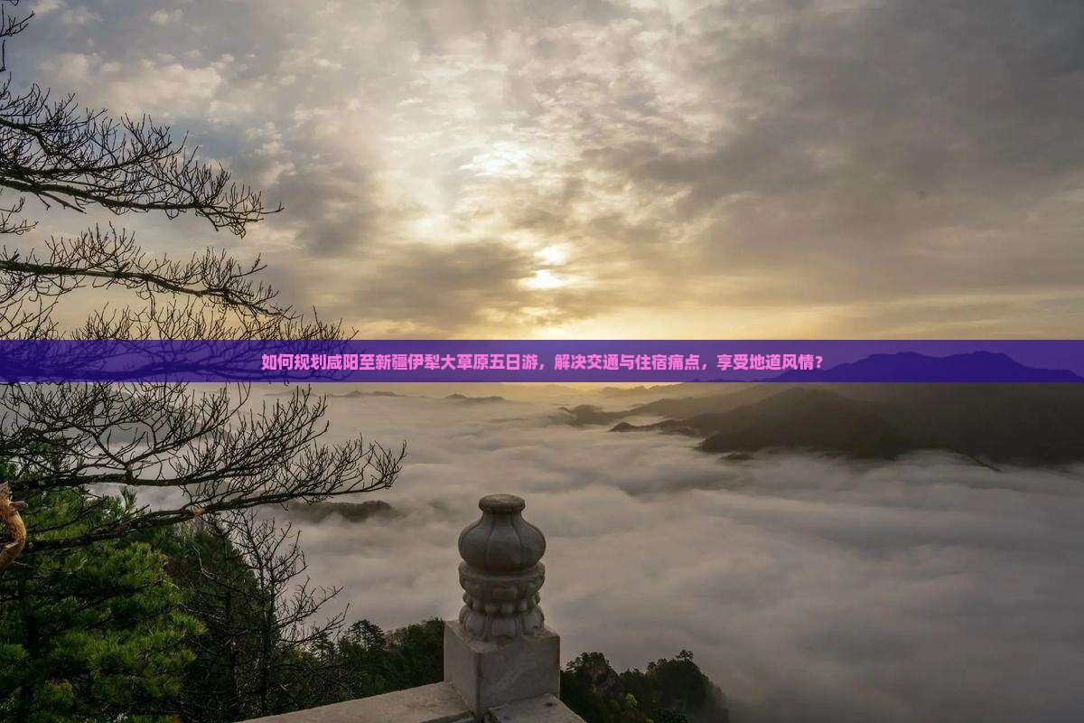 如何规划咸阳至新疆伊犁大草原五日游，解决交通与住宿痛点，享受地道风情？