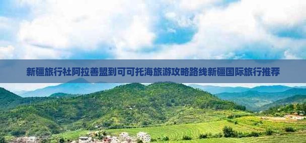 新疆旅行社阿拉善盟到可可托海旅游攻略路线新疆国际旅行推荐