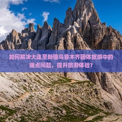 如何解决大连至新疆乌鲁木齐团体旅游中的痛点问题，提升旅游体验？