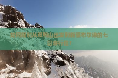 如何规划从双鸭山出发到新疆布尔津的七日游行程？
