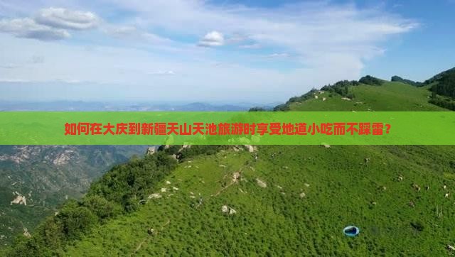如何在大庆到新疆天山天池旅游时享受地道小吃而不踩雷？