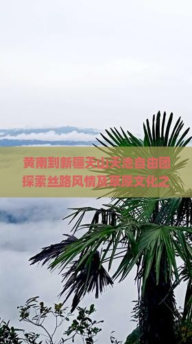 黄南到新疆天山天池自由团探索丝路风情及草原文化之旅