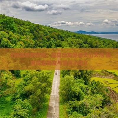 《新疆旅游攻略：临夏出发畅游天山天池 深度探索美食与景点小吃》