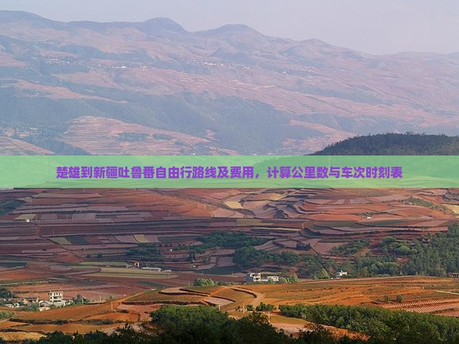 楚雄到新疆吐鲁番自由行路线及费用，计算公里数与车次时刻表