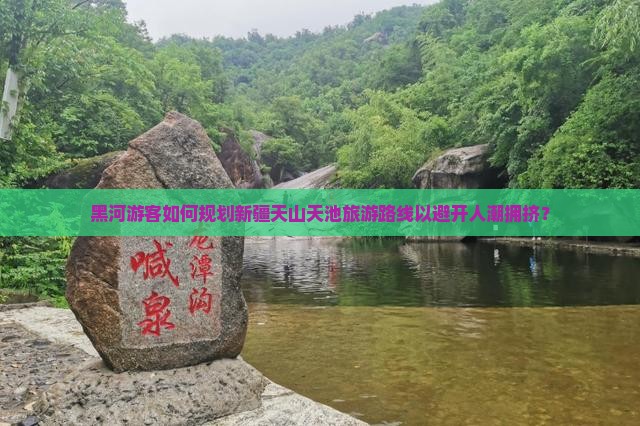 黑河游客如何规划新疆天山天池旅游路线以避开人潮拥挤？