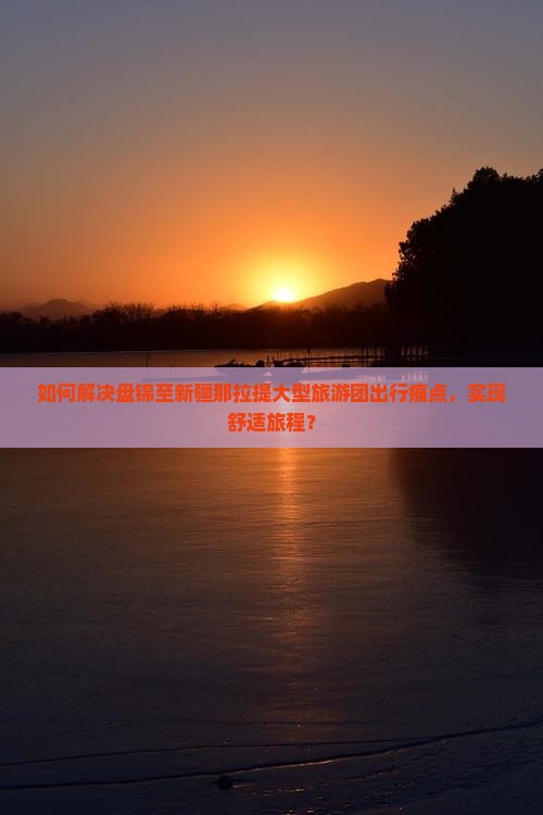 如何解决盘锦至新疆那拉提大型旅游团出行痛点，实现舒适旅程？