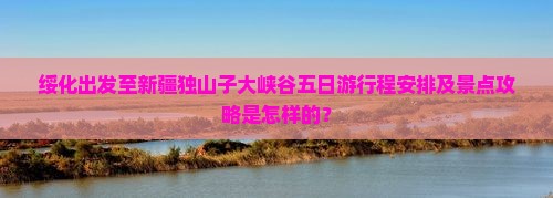绥化出发至新疆独山子大峡谷五日游行程安排及景点攻略是怎样的？