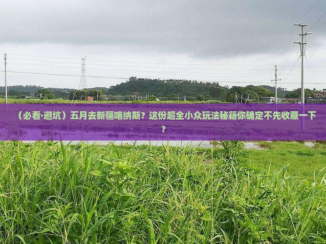 五月到新疆喀纳斯必去地
