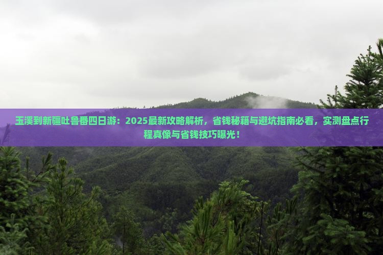 玉溪到新疆吐鲁番四日游